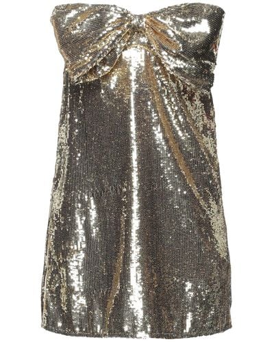 Elisabetta Franchi Mini Dress - Metallic
