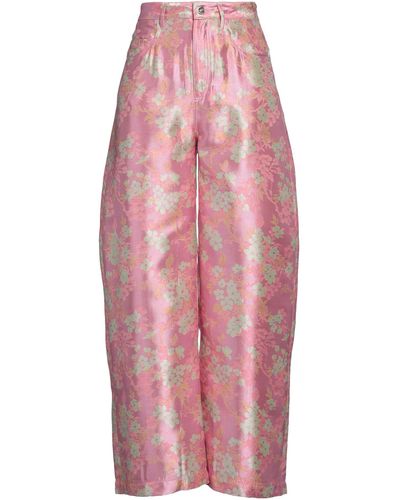Marques'Almeida Pants Viscose, Recycled Polyester - Pink
