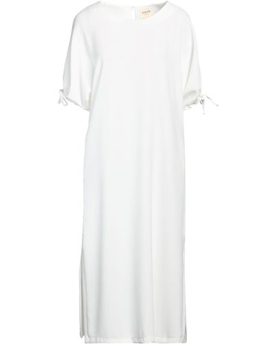 Toupy Midi Dress - White