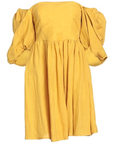 Haveone Mini-Kleid - Gelb