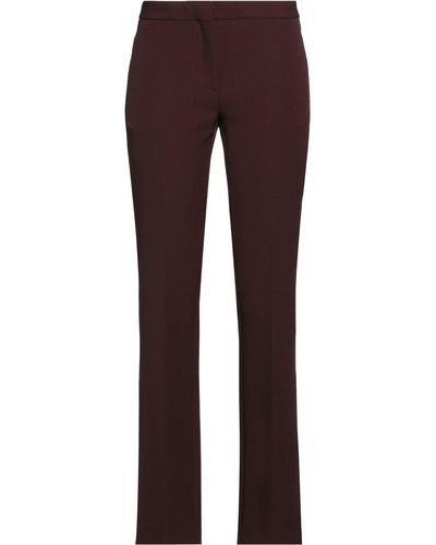 Semicouture Cocoa Trousers Polyester, Elastane - Purple