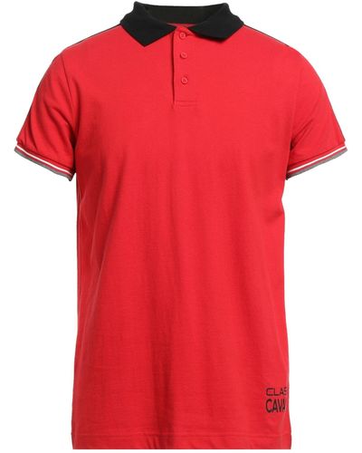 Class Roberto Cavalli Polo Shirt - Red