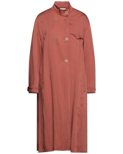 Forte Forte Overcoat & Trench Coat - Red