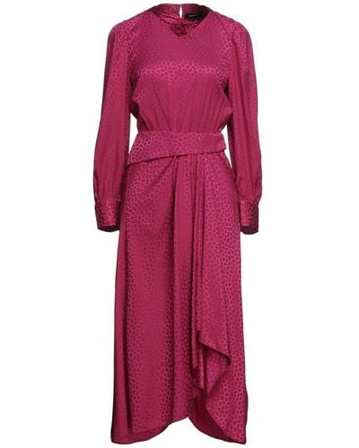 Isabel Marant Midi Dress Silk, Elastane - Red