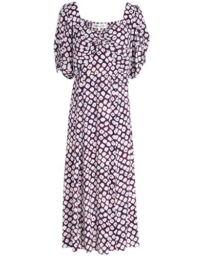 Diane von Furstenberg Midi-Kleid - Lila