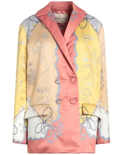 Emilio Pucci Manteau long - Rose