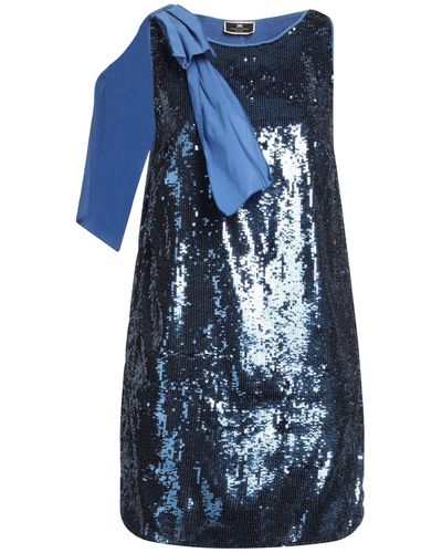 Elisabetta Franchi Mini Dress - Blue