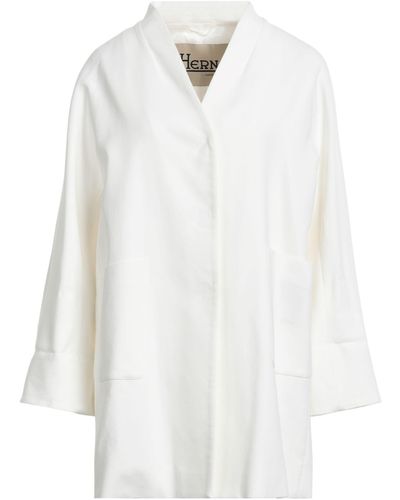 Herno Overcoat & Trench Coat - White