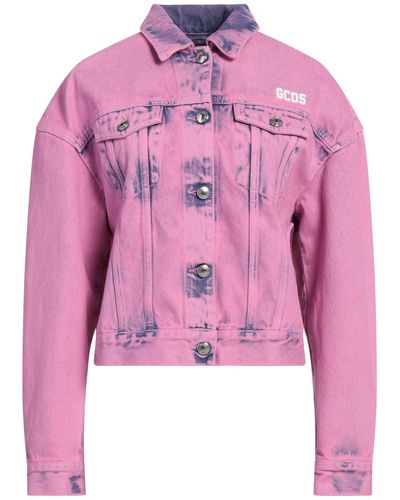 Gcds Denim Outerwear - Pink