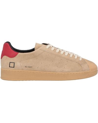 Date Trainers Leather - Natural