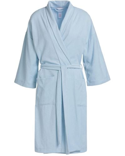 Hanro Dressing Gown Or Bathrobe - Blue