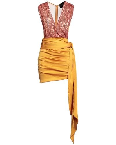 Christian Pellizzari Short Dress - Orange