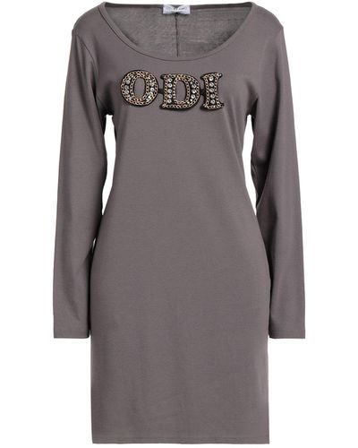 Odi Et Amo Mini Dress - Grey