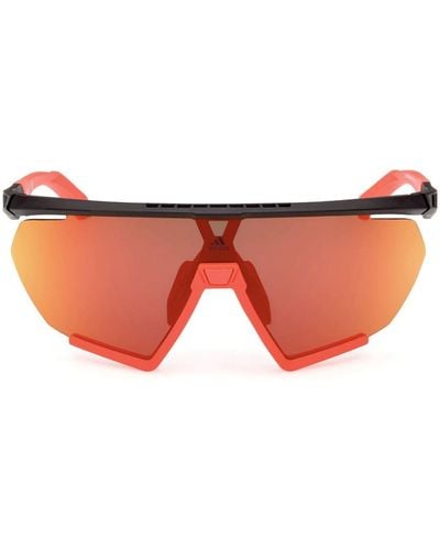 adidas Gafas de sol SP0071 con montura envolvente - Naranja