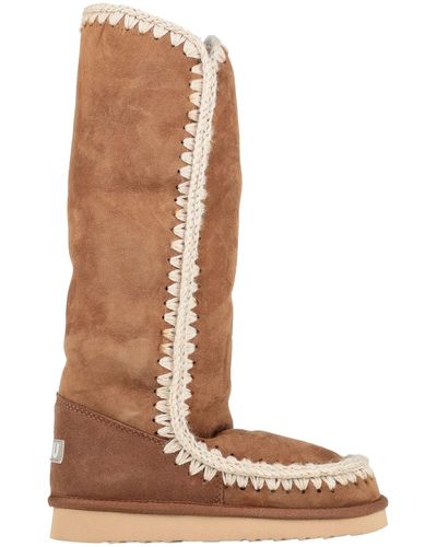 Mou Knee Boots - Natural