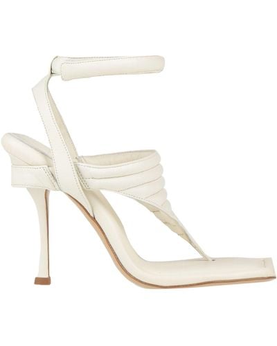 Gia Borghini Thong Sandal - White