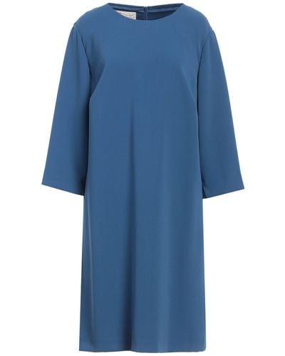 Maison Common Pastel Mini Dress Triacetate, Polyester - Blue