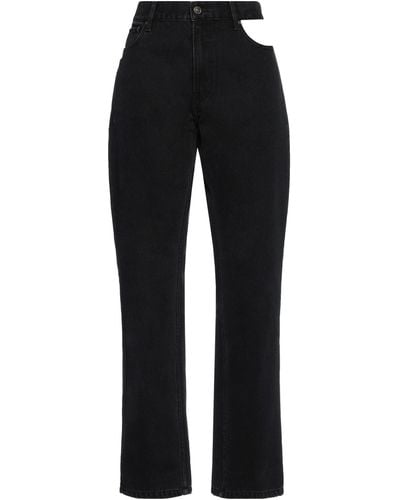 Gauchère Pantalon en jean - Noir