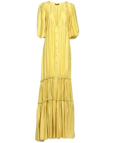 WANDERING Long Dress - Yellow