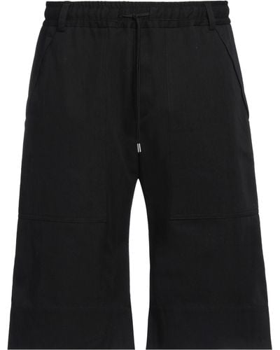 Isabel Benenato Shorts & Bermuda Shorts Cotton, Polyamide - Black