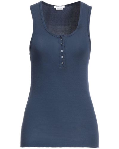 Replay Tank Top - Blue