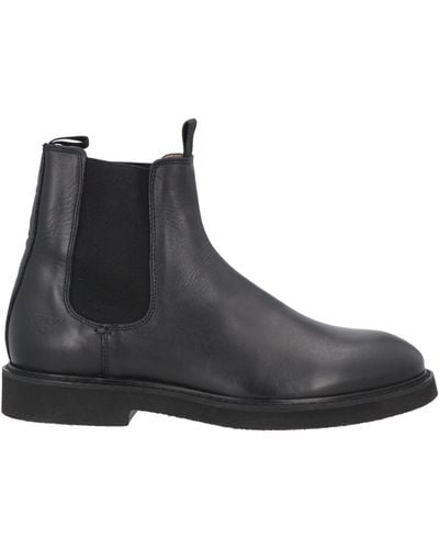 Docksteps Ankle Boots Soft Leather - Black