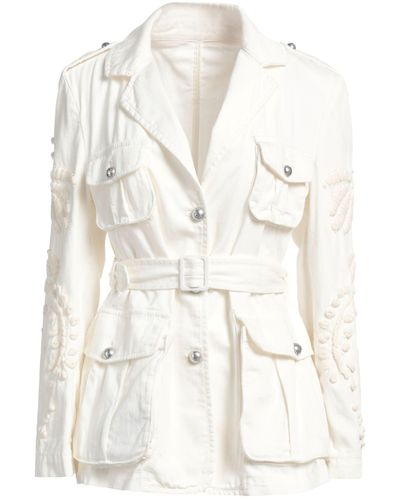 Ermanno Scervino Denim Outerwear - White