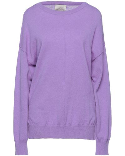 N.O.W. ANDREA ROSATI CASHMERE Sweater - Purple