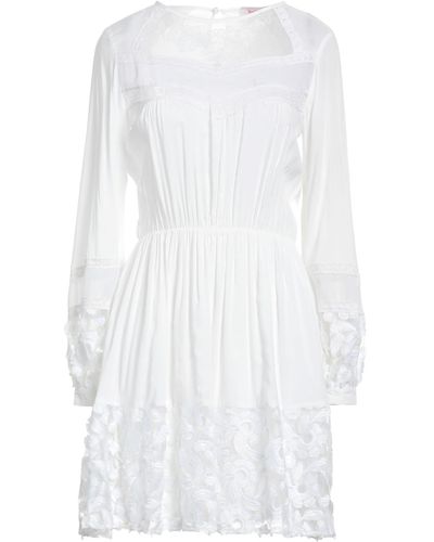 Blugirl Blumarine Vestito Corto - Bianco