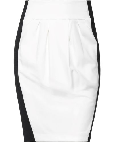 Annarita N. Midi Skirt - White