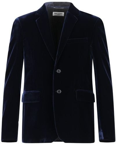 Saint Laurent Suit Jacket - Blue