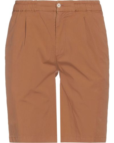 0/zero Construction Shorts & Bermuda Shorts Cotton, Elastane - Brown