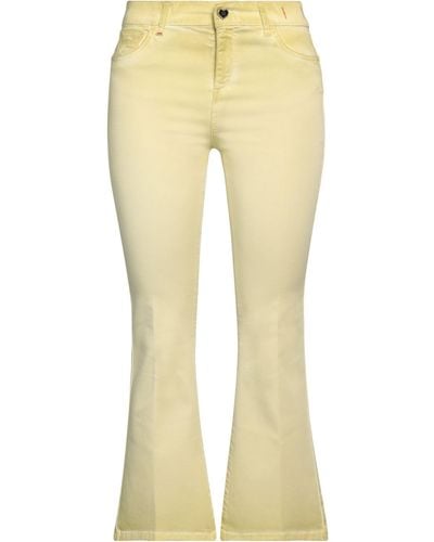 My Twin Cropped Trousers - Yellow