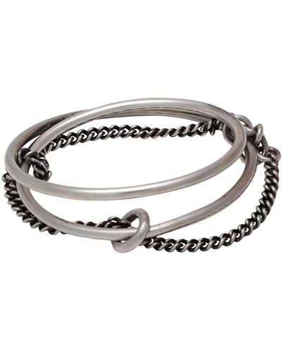 Ann Demeulemeester Bracelet - Metallic