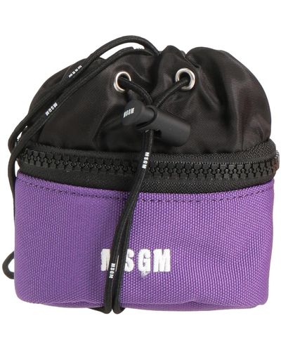 MSGM Cross-body Bag - Purple