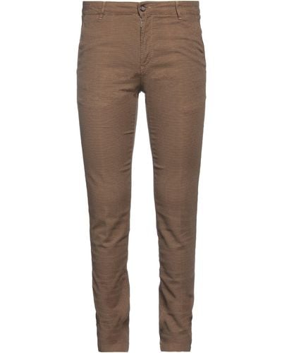Camouflage AR and J. Khaki Pants Cotton, Elastane - Brown