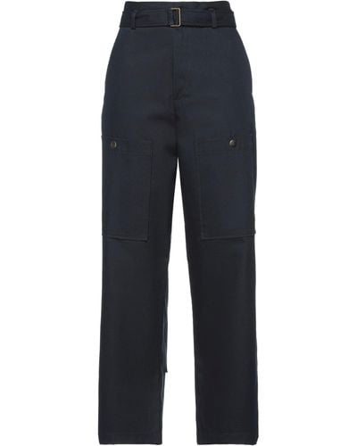 Covert Pants Polyester, Cotton - Blue