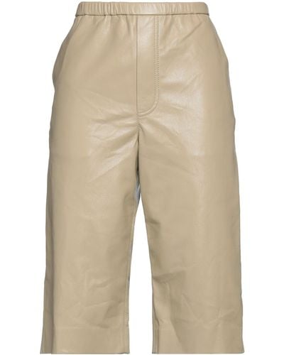 Nanushka Cropped Trousers - Natural