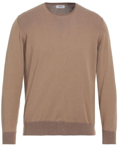 Jurta Khaki Sweater Cotton - Brown