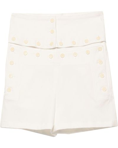 Ann Demeulemeester Shorts & Bermuda Shorts - White