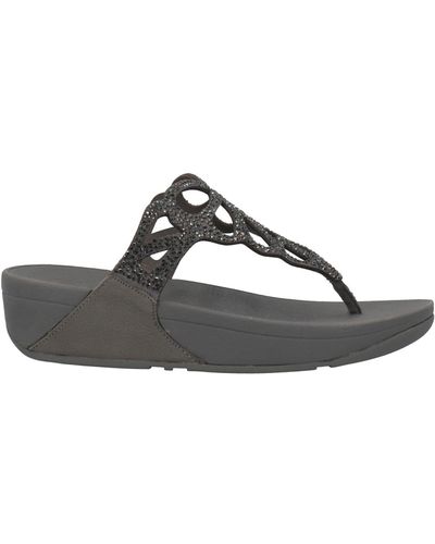 Fitflop Toe Post Sandals - Gray