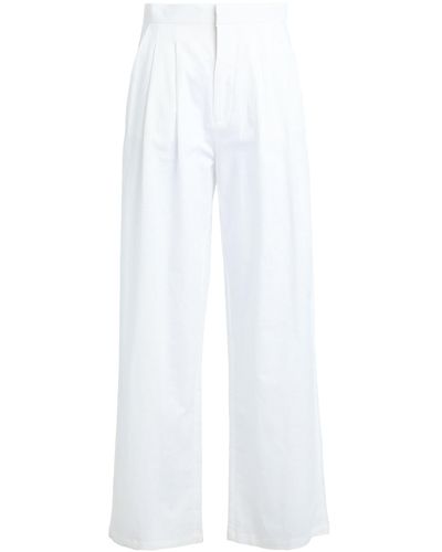 WEILI ZHENG Trousers - White