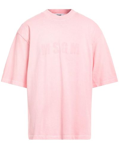MSGM Camiseta - Rosa