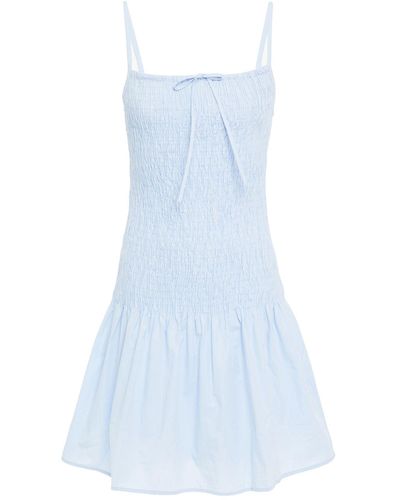 Solid & Striped Short Dress - Blue