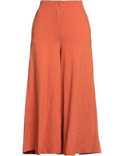 Liviana Conti Cropped Trousers - Orange