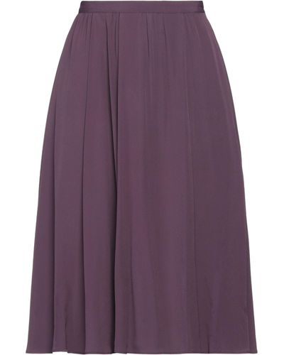 Patrizia Pepe Midi Skirt - Purple