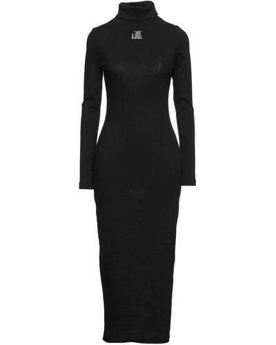 Lourdes Midi Dress Cotton, Elastane - Black