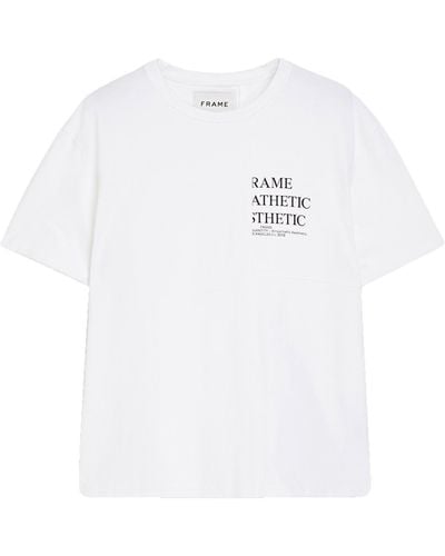 FRAME T-shirts - Weiß