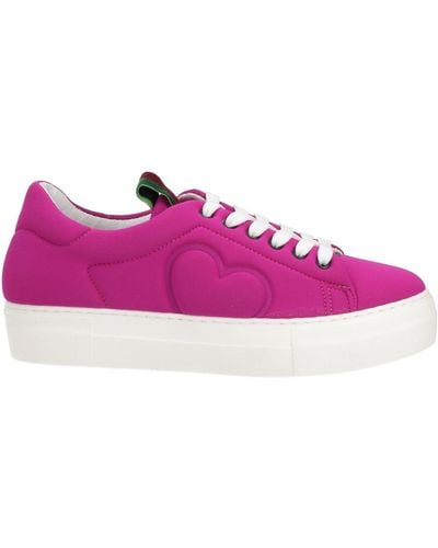 La Fille Des Fleurs Sneakers - Purple