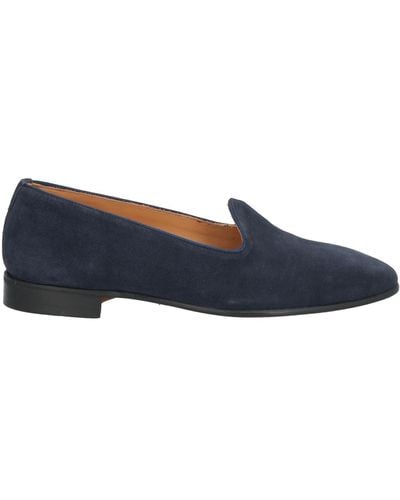 BERWICK  1707 Midnight Loafers Leather - Blue